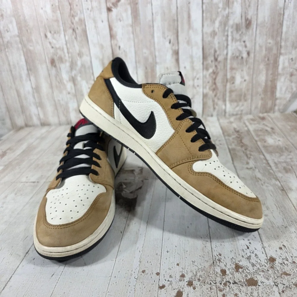 Air Jordan 1 Retro Low OG Mocha Palomino Black White CZ0790-107 Mens 13